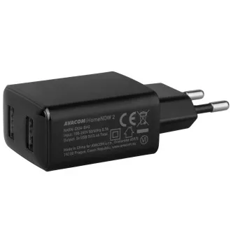 AVACOM HomeNOW 2 omrežni polnilec 5V 3, 4A 17W z dvema izhodoma USB-A