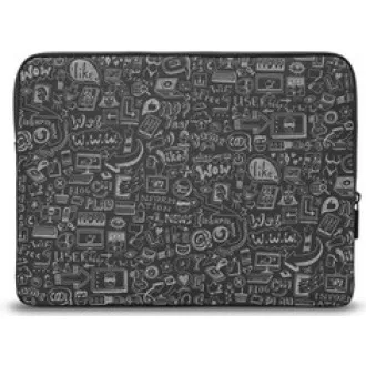 CONNECT IT Kovček Doodle za prenosni računalnik 13,3", črn