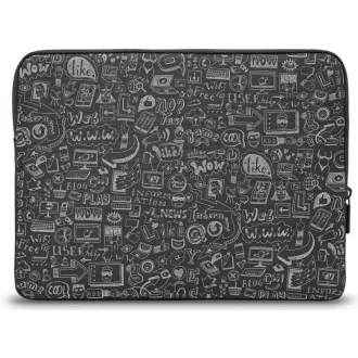 CONNECT IT Kovček Doodle za prenosni računalnik 13,3", črn