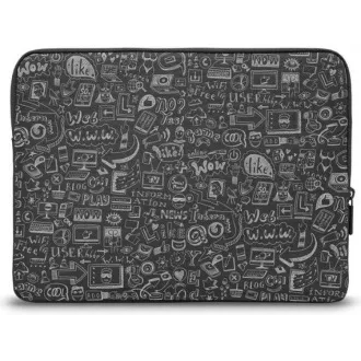 CONNECT IT Kovček Doodle za prenosni računalnik 15,6", črn