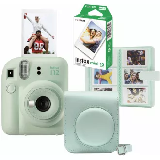 Fujifilm Instax mini 12 mavrično zelena