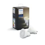 PHILIPS Hue White Ambiance, 2x žarnica 4, 2W GU10