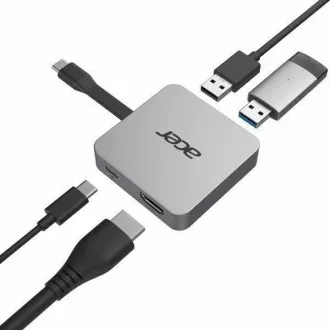 ACER Priključna postaja 4v1 tipa C : 1 x HDMI 2 x USB3.2 1 x USB C ACER Priključna postaja 4v1 tipa C : 1 x HDMI 2 x USB3.2 1 x USB C