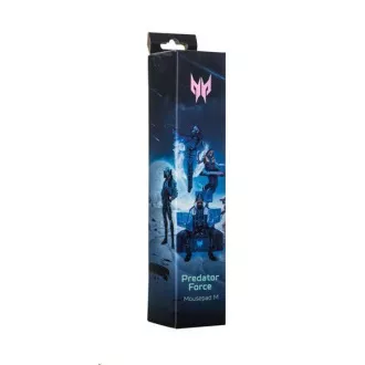 ACER Predator Gaming Mousepad M, podloga za miško, spodnja gumijasta nedrseča plast, zgornja poliestrska plast s potiskom