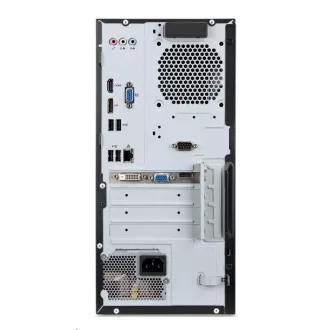 ACER PC Veriton VS2720G, i5-14400, 8GB DDR5, 512GB M.2 SSD, Wifi, DVD±RW, USB KB miška, W11P, 300W, črna