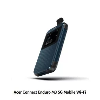 ACER Router Connect Enduro M6E, 20GB SIMO, 5G, LTE, 2,4" zaslon na dotik, Wifi, NFC, USB-C, 2,4 GHz, 8000 mAh, bela