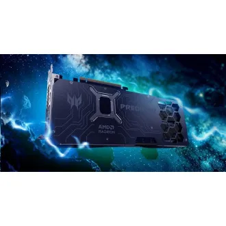 ACER Grafična kartica Predator BiFrost Radeon RX 9070 OC, 16 GB, 2,7 GHz