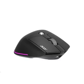 ACER brezžična miška Easy Fit Mouse, ergonomska, 4000 dpi, 6 gumbov, RGB, doseg 10 m, USB-C, BT, črna ACER brezžična miška Easy Fit Mouse, ergonomska, 4000 dpi, 6 gumbov, RGB, doseg 10 m, USB-C, BT, črna