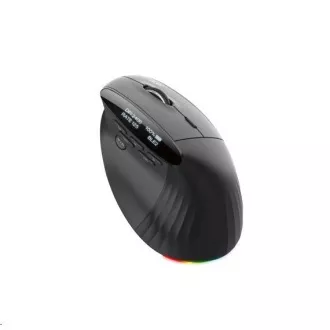 ACER Brezžična navpična miška Smart Fit, 8000 dpi, 10 gumbov, RGB, doseg 10 m, BT, USB, življenjska doba baterije 120 h, črna ACER Brezžična navpična miška Smart Fit, 8000 dpi, 10 gumbov, RGB, doseg 10 m, BT, USB, življenjska doba baterije 120 h, črna