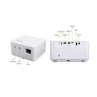 Projektor ACER PD1810ic DLP 4K2K 1000 Lm 50, 000:1 EMEA 2,4 kg Nosilni kovček EURO Napajanje Kabel HDMI