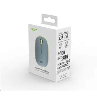 ACER Brezžična miška z mehurčki, RF2.4G, 1600 dpi, modra