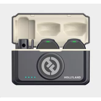 Hollyland Lark M2 Combo - Brezžični lavalierni mikrofon (Duo, ShineCharcoal)