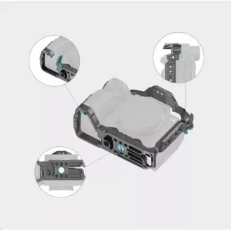 SmallRig 4481 HawkLock kletka za hitro sproščanje za Sony A 7R V / A 7 IV / A 7S III / A 1