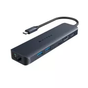 Hyper® EcoSmart™ Gen.2 USB-C 7-v-1 Hub 100W PD Pass-thru