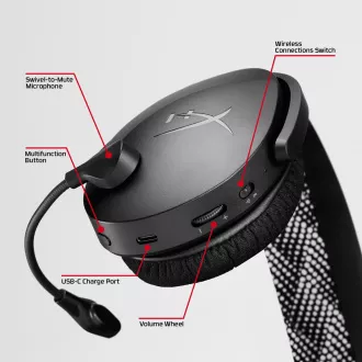 HyperX Cloud Jet Dual Wireless Gaming Headset, modre barve