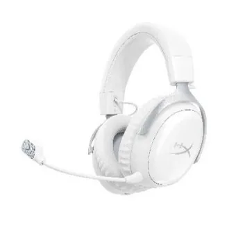 HyperX Cloud III S brezžične bele gaming slušalke