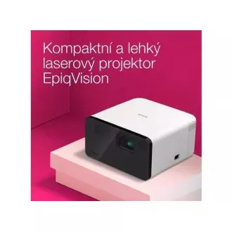 EPSON projektor EF-21W, Full HD, laserski, 5.000.000:1, USB 2.0, HDMI, Miracast, 3,5 mm priključek, 5W zvočnik