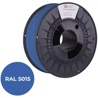 C-TECH PREMIUM LINE tiskarska vrvica (filament), PETG, nebeško modra, RAL5015, 1, 75mm, 1kg