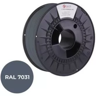 C-TECH Printing string (filament) PREMIUM LINE, PLA, sivo-modra, RAL7031, 1, 75mm, 1kg