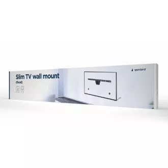 GEMBIRD držalo za TV WM-S80F-01, 37"-80" (50 kg), tanko, fiksno