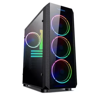 VeinX ohišje Mars MAR01A Mid Tower, brez napajalnika, 3xUSB, prozorna stranica, 4xARGB Ventilator 120mm, črno VeinX ohišje Mars MAR01A Mid Tower, brez napajalnika, 3xUSB, prozorna stranica, 4xARGB Ventilator 120mm, črno
