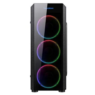 VeinX ohišje Mars MAR01A Mid Tower, brez napajalnika, 3xUSB, prozorna stranica, 4xARGB Ventilator 120mm, črno - Razpakirano VeinX ohišje Mars MAR01A Mid Tower, brez napajalnika, 3xUSB, prozorna stranica, 4xARGB Ventilator 120mm, črno - Razpakirano