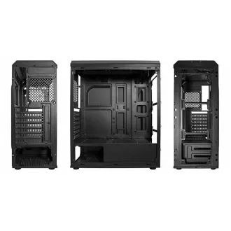 VeinX ohišje Mars MAR01A Mid Tower, brez napajalnika, 3xUSB, prozorna stranica, 4xARGB Ventilator 120mm, črno - Razpakirano VeinX ohišje Mars MAR01A Mid Tower, brez napajalnika, 3xUSB, prozorna stranica, 4xARGB Ventilator 120mm, črno - Razpakirano