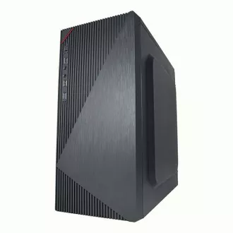 VeinX ohišje Crown CR18A Mid Tower, brez napajalnika, 1x USB3.0, 2x USB2.0, črno