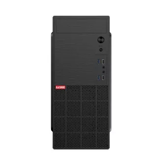 1stCOOL ohišje JAZZ 4, Mid tower, AU, 2xUSB 3.0, 2x USB 2.0, brez napajalnika, črno