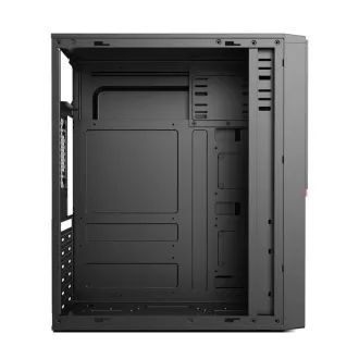 1stCOOL ohišje JAZZ 4, Mid tower, AU, 2xUSB 3.0, 2x USB 2.0, brez napajalnika, črno