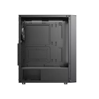 1stCOOL ohišje GAMER 4, Mid tower, AU, USB 3.0, USB-C, 2x120mm, brez napajalnika, črno