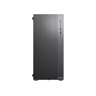 1stCOOL ohišje GAMER 4, Mid tower, AU, USB 3.0, USB-C, 2x120mm, prozorna stranska plošča, brez napajalnika, črno