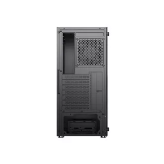 1stCOOL ohišje GAMER 4, Mid tower, AU, USB 3.0, USB-C, 2x120mm, prozorna stranska plošča, brez napajalnika, črno