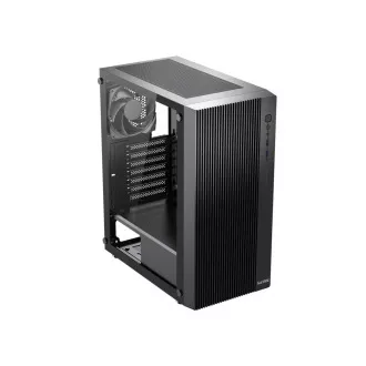 1stCOOL ohišje GAMER 4, Mid tower, AU, USB 3.0, USB-C, 2x120mm, prozorna stranska plošča, brez napajalnika, črno