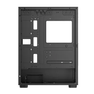 1stCOOL ohišje GAMER 5, Mid tower, AU, USB 3.0, USB-C, 2x 140 ARGB ventilator, 1x 120 ARGB ventilator, brez napajalnika, črno