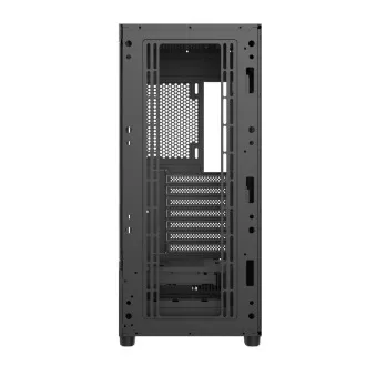 1stCOOL ohišje GAMER 5, Mid tower, AU, USB 3.0, USB-C, 2x 140 ARGB ventilator, 1x 120 ARGB ventilator, brez napajalnika, črno