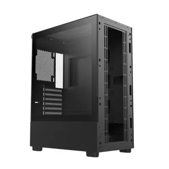 1stCOOL ohišje GAMER 5, Mid tower, AU, USB 3.0, USB-C, 2x 140 ARGB ventilator, 1x 120 ARGB ventilator, brez napajalnika, črno