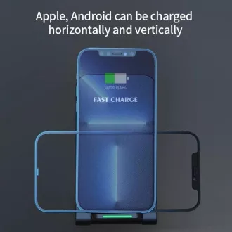 1stCOOL QI brezžični polnilec H18, zložljivo stojalo, USB-C, bel