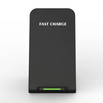 1stCOOL Brezžični polnilec QI H18, zložljivo stojalo, USB-C, črn