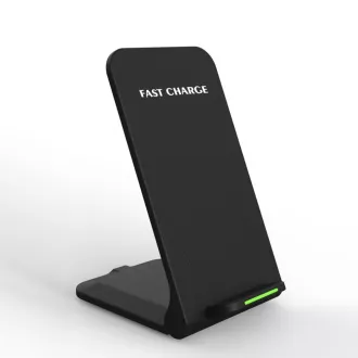 1stCOOL Brezžični polnilec QI H18, zložljivo stojalo, USB-C, črn