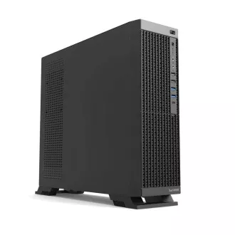 1stCOOL COMPACT 2, Micro Tower, AU, USB 3.0, USB-C, CR, 1x 60mm ventilator, črna