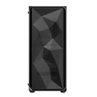 VeinX ohišje ME19A Mid Tower, brez napajalnika, 1x USB3.0, 1x USB2.0, 4x 120mm ventilator ARGB, 1x krmilnik ARGB, črno VeinX ohišje ME19A Mid Tower, brez napajalnika, 1x USB3.0, 1x USB2.0, 4x 120mm ventilator ARGB, 1x krmilnik ARGB, črno