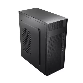 VeinX ohišje ID02A Mid Tower, brez napajalnika, 1x USB3.0, 2x USB2.0, črno