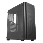 VeinX ohišje BR15A Mid Tower, brez napajalnika, 2x USB3.0, 1x USB2.0, 4x 120mm ARGB ventilator, 1x ARGB krmilnik, črno
