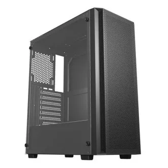 VeinX ohišje BR15A Mid Tower, brez napajalnika, 2x USB3.0, 1x USB2.0, 4x 120mm ARGB ventilator, 1x ARGB krmilnik, črno