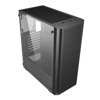 VeinX ohišje BR15A Mid Tower, brez napajalnika, 2x USB3.0, 1x USB2.0, 4x 120mm ARGB ventilator, 1x ARGB krmilnik, črno