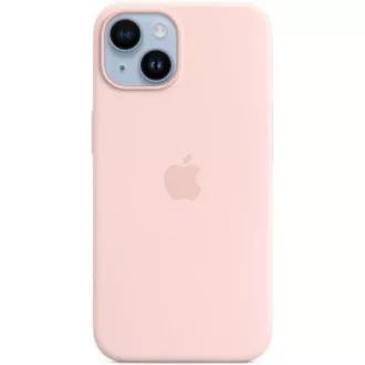 APPLE iPhone 14 silikonski ovitek z MagSafe - kredno roza