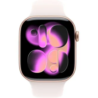 Apple Watch Series 11 GPS Cellular 42mm zlato titanovo ohišje s športnim trakom Light Blush - S/M Apple Watch Series 11 GPS Cellular 42mm zlato titanovo ohišje s športnim trakom Light Blush - S/M