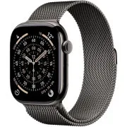 Apple Watch Series 11 GPS   Cellular 46 mm ohišje iz titanovega skrilavca z milansko zanko iz skrilavca - S/M