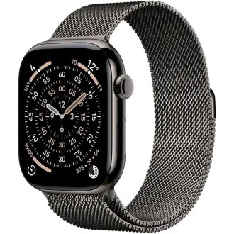 Apple Watch Series 11 GPS Cellular 46 mm ohišje iz titanovega skrilavca z milansko zanko iz skrilavca - S/M Apple Watch Series 11 GPS Cellular 46 mm ohišje iz titanovega skrilavca z milansko zanko iz skrilavca - S/M